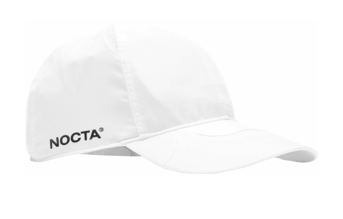 Nike Logo Cap - White Unisex Couple Design Baseball Hat Nike-X-NOCTA-CLUB-CAP-WHITE