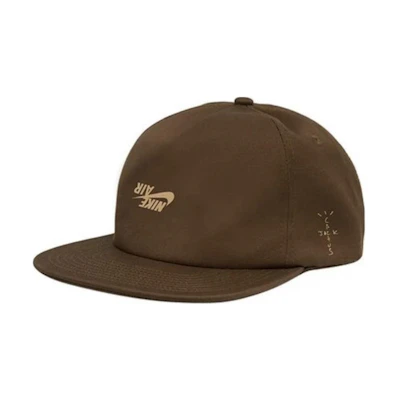 Nike Logo Cotton Baseball Cap Brown/Green 86075631