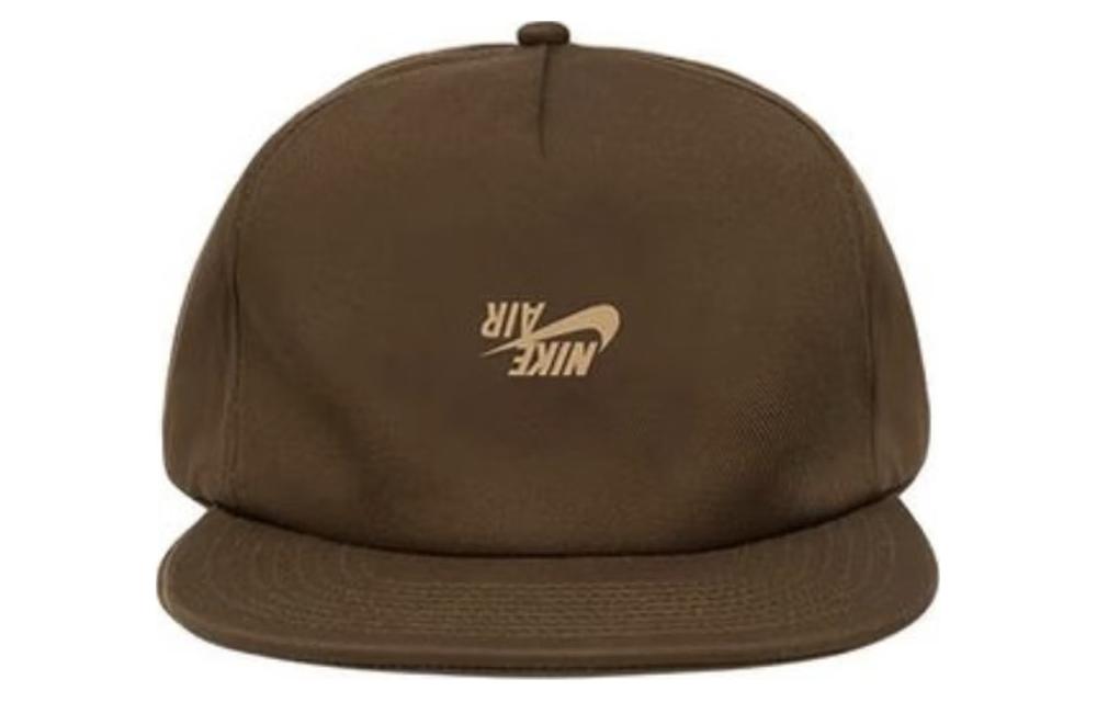 Lookbook Nike 標誌棉質棒球帽 棕色/綠色 86075631