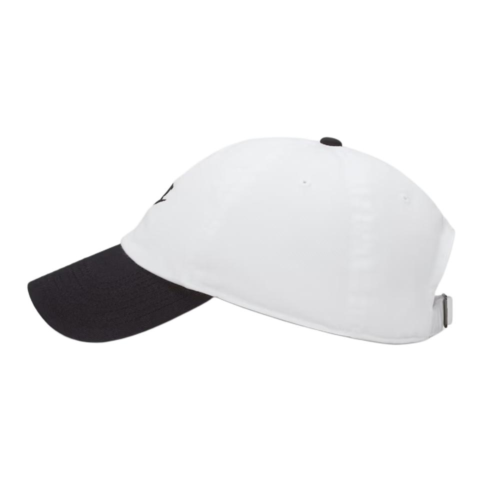 Nike Logo Cotton Baseball Cap Unisex White/Black FB5368-101