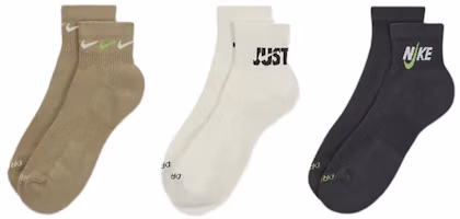 Nike Logo Crew Socks 3-Pack DH3827-908