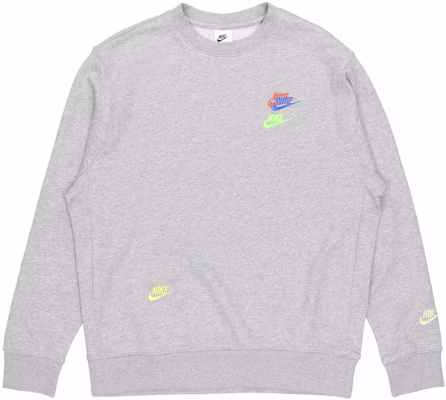 Nike Logo Crewneck Pullover Sweatshirt Kelabu Musim Bunga DJ6915-063 Buy Nike Logo Crewneck Pullover Sweatshirt Kelabu Musim Bunga DJ6915-063