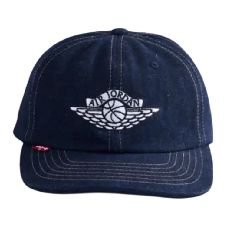 Nike Logo Design Baseball Cap Indigo Blue Unisex Couple Style NJ-2156