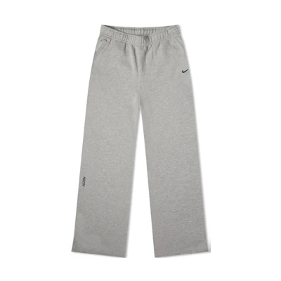 Nike Logo Elastic Waist Straight-Leg Casual Pants Grey FZ4675-063