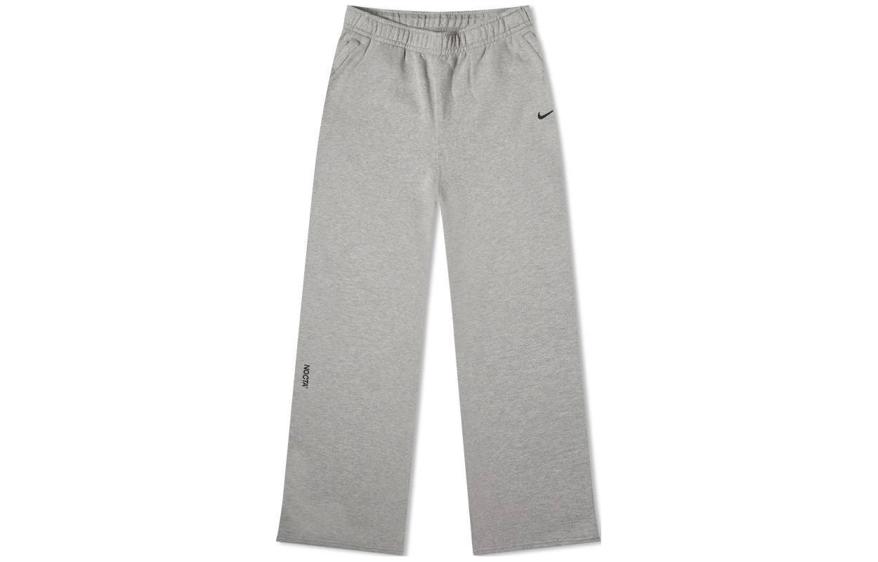 Order Nike Logo Celana Santai Pinggang Elastis Lurus Abu-abu FZ4675-063
