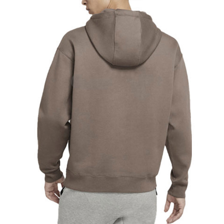 Details for 耐克刺繡標誌棕色羊毛套頭冬季長袖上衣 DA0316-040