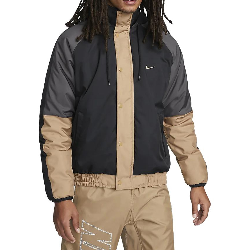 Nike Logo Embroidered Colorblock Long Sleeve Hooded Jacket  DQ6198-010 圖 3