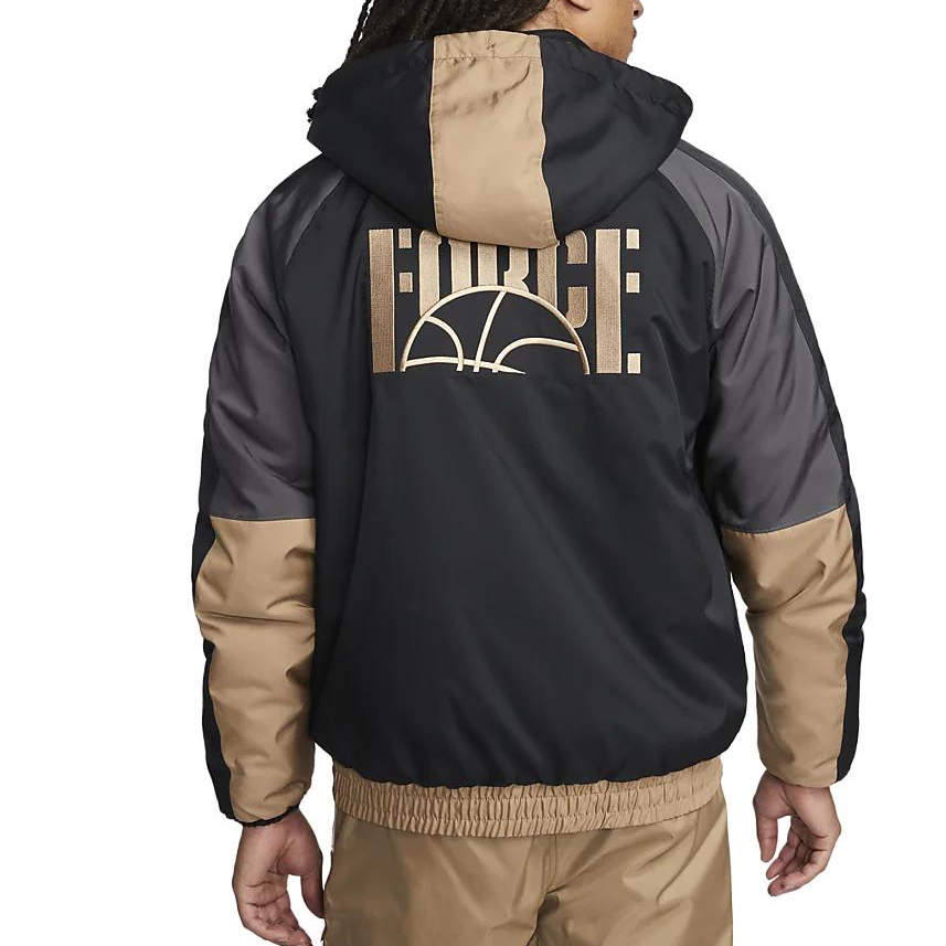 Nike Logo Embroidered Colorblock Long Sleeve Hooded Jacket  DQ6198-010 圖 4