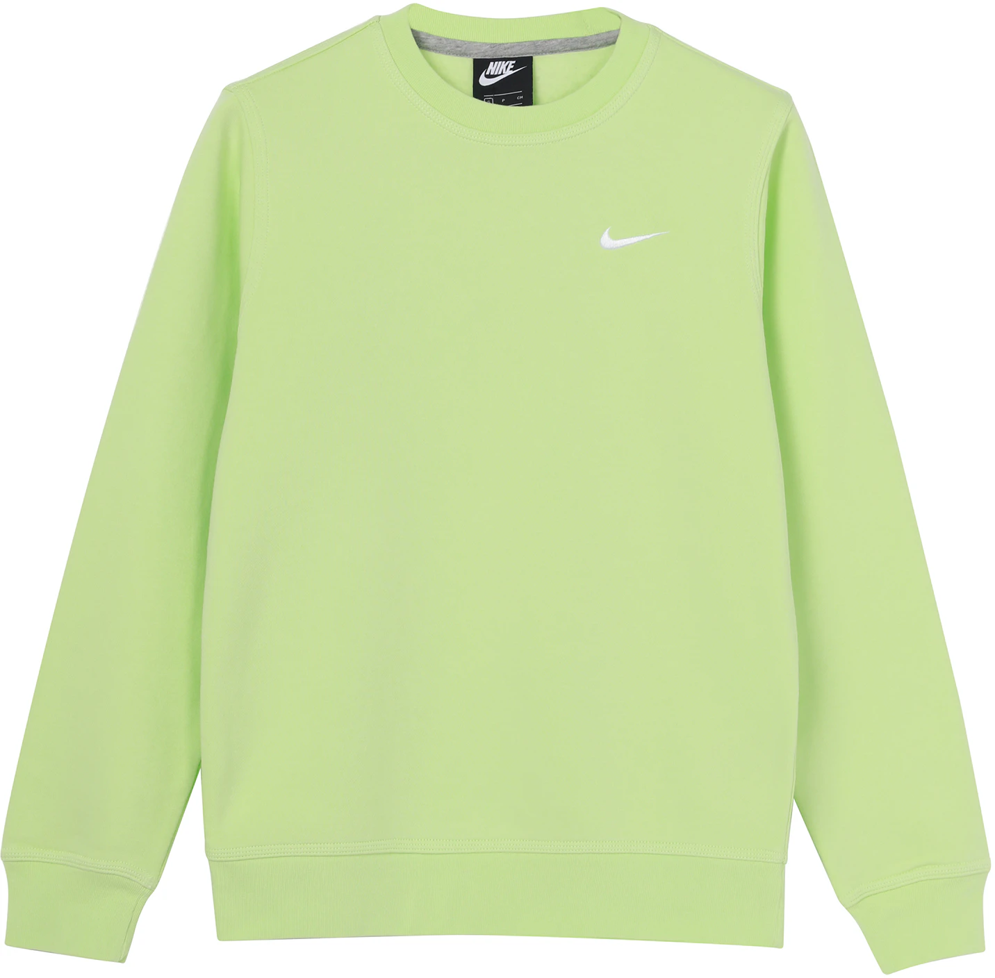 nike-logo-embroidered-crewneck-pullover-sweatshirt-fluorescent-green-916609-383
