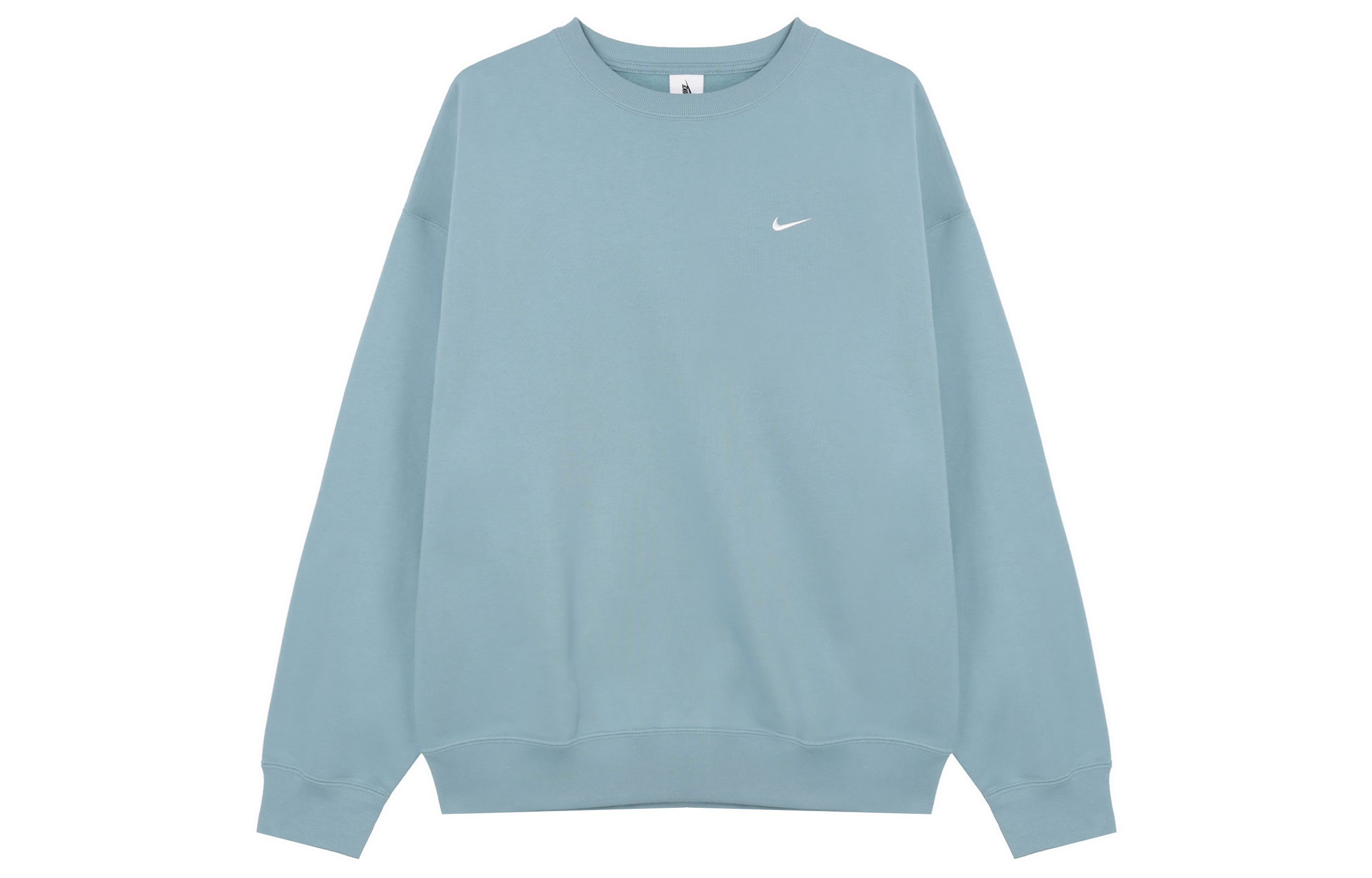 Nike Logo Embroidered Crewneck Pullover Sweatshirt Blue () DX1361-464