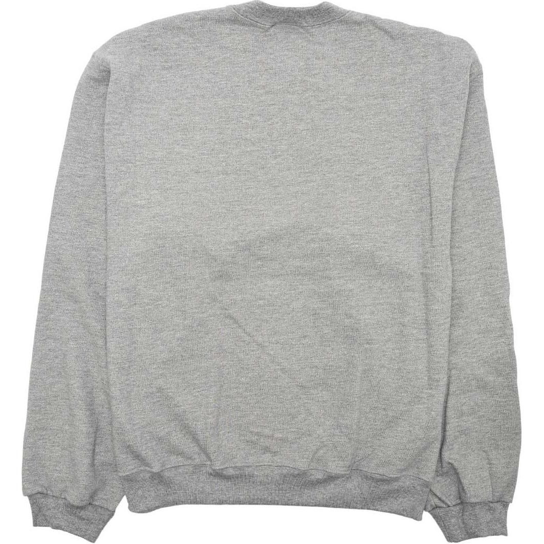 Lookbook Nike Logo Embroidered Crewneck Pullover Sweatshirt Grey CQ4004-063