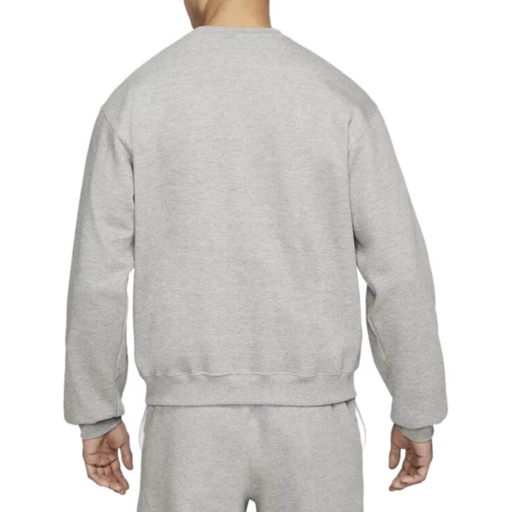 Purchase Nike Logo Embroidered Crewneck Pullover Sweatshirt Grey CQ4004-063