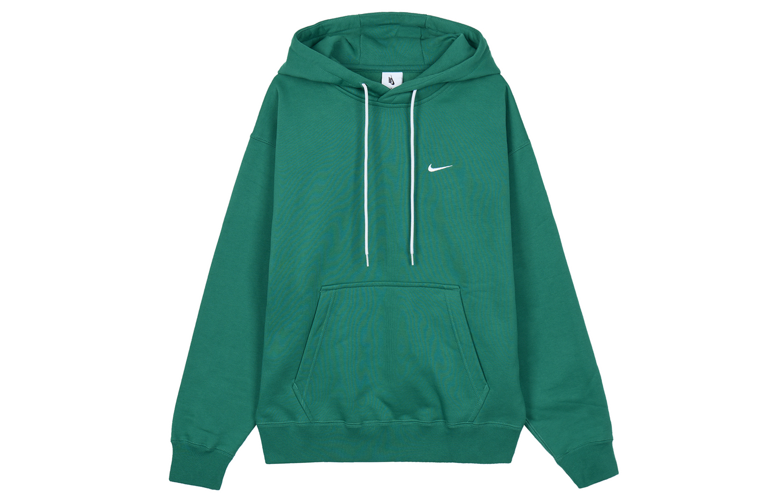 Nike Logo Embroidered Fleece Hoodie Green Winter Pullover DA0316-340 圖 2