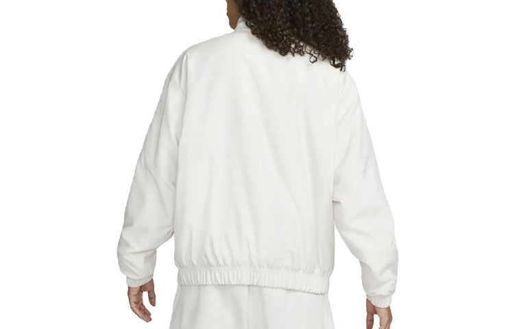 Lookbook 耐克刺绣标志灰白配色宽松版型短款棉夹克男款 DN1267-030