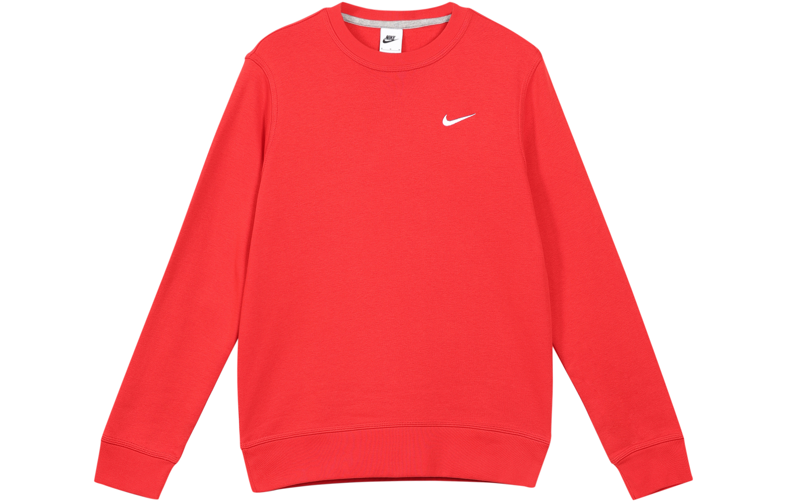 Nike Logo Embroidered Solid Color Sweatshirt Red () 623459-657