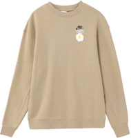 Nike Logo Graphic Crewneck Long Sleeve Sweatshirt Khaki () HJ0836-247 Nike Logo Graphic Crewneck Long Sleeve Sweatshirt Khaki () HJ0836-247