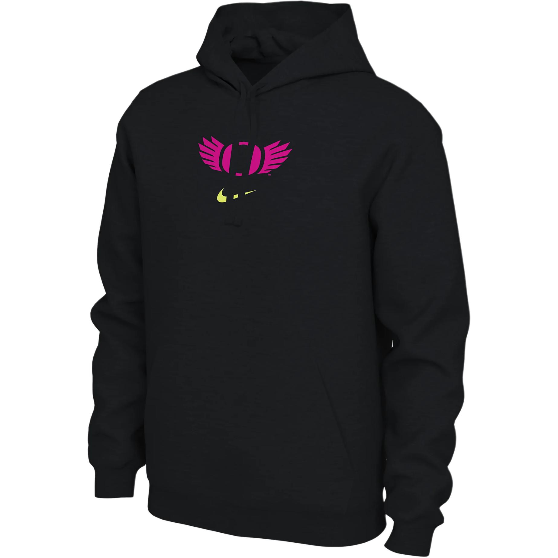 Nike Logo Graphic Print Hoodie Black 00038573X-OD5