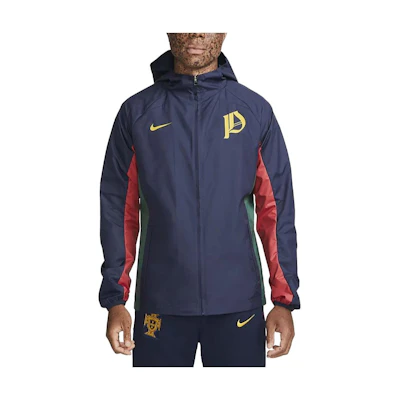 Nike Logo Graphic Zip-Up Hoodie Jacket Navy Blue DN1079-451