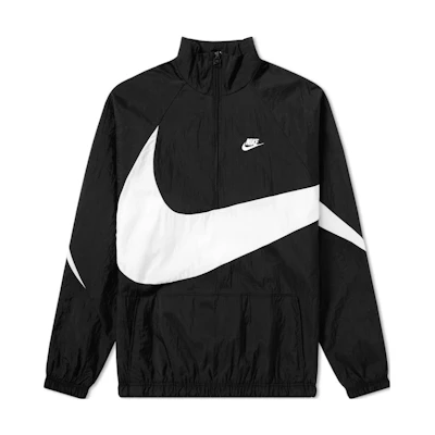 Nike Logo Half-Zip Colorblock Jacket Black AJ2696-010
