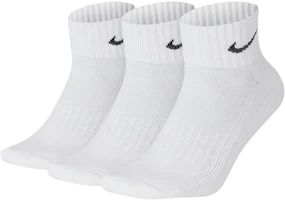 Nike Logo Jacquard Training Socks Unisex 3-Pack White SX4926-101 Nike Logo Jacquard Training Socks Unisex 3-Pack White SX4926-101