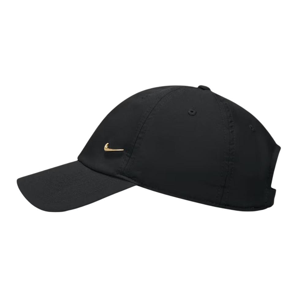 Nike Logo Polyester Baseball Cap Unisex Black/Gold FB5372-011