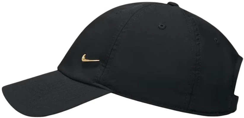 Nike Logo Polyester Baseball Cap Unisex Black/Gold FB5372-011 Buy Nike Logo Polyester Baseball Cap Unisex Black/Gold FB5372-011