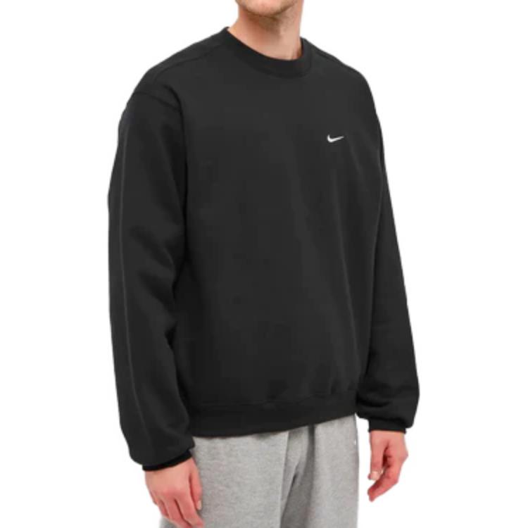 Lookbook 나이키 로고 프린트 크루넥 루즈핏 맨투맨 블랙 CQ4004-010