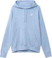 Nike Logo Print Drawstring Hoodie Happy Cobalt Blue Pullover BV2655-479 Nike Logo Print Drawstring Hoodie Happy Cobalt Blue Pullover BV2655-479