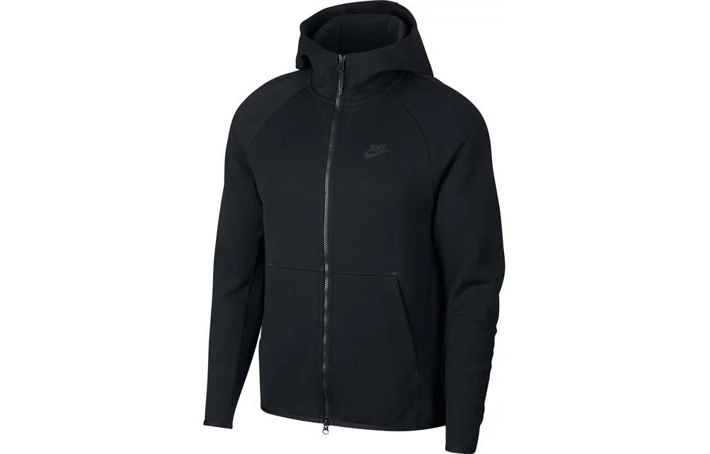 Nike Logo Print Hooded Zip-Up Jacket Unisex Black 928483-010