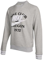 Nike Logo Print Knit Pullover Sweatshirt Men’s Light Gray DD6166-050 Nike Logo Print Knit Pullover Sweatshirt Men’s Light Gray DD6166-050