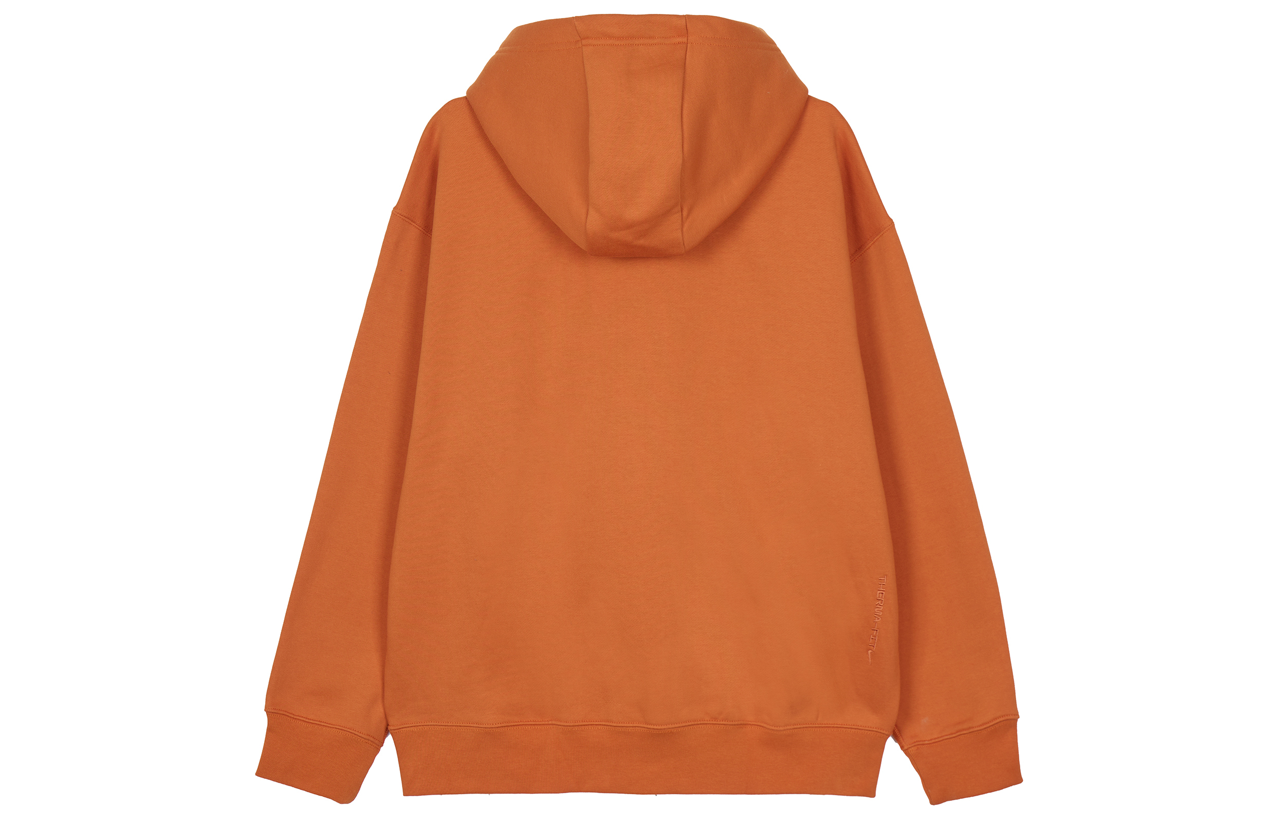 Nike Logo Print Long Sleeve Hoodie Unisex - Orange DH3088-893 圖 3