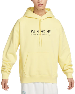 Nike Logo Print Pullover Sweatshirt Unisex Light Lemon Yellow DV9047-706 Buy Nike Logo Print Pullover Sweatshirt Unisex Light Lemon Yellow DV9047-706