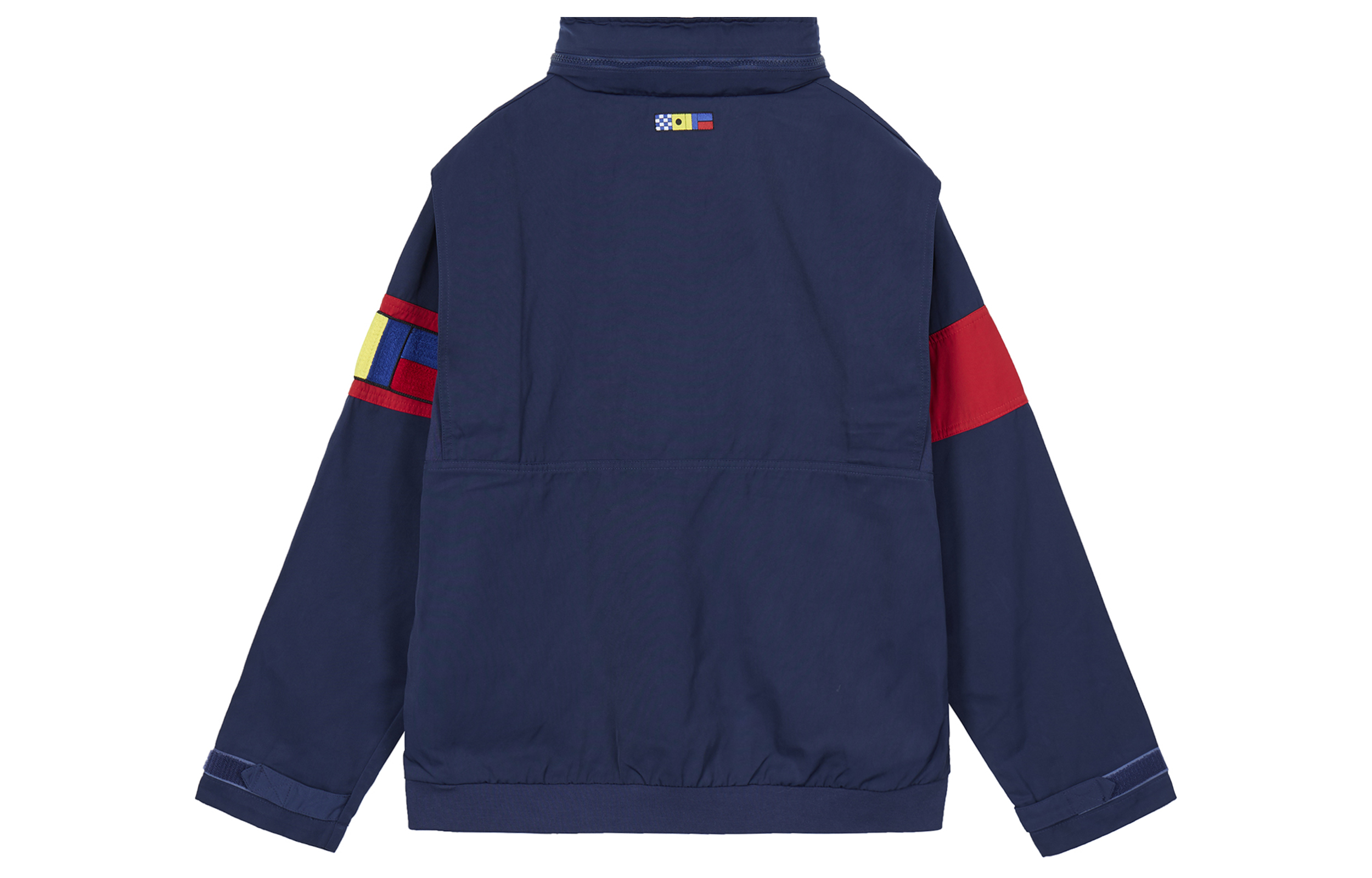 Nike Logo Printed Button-Up Drawstring Hooded Jacket  Navy Blue. DA0367-410 圖 3