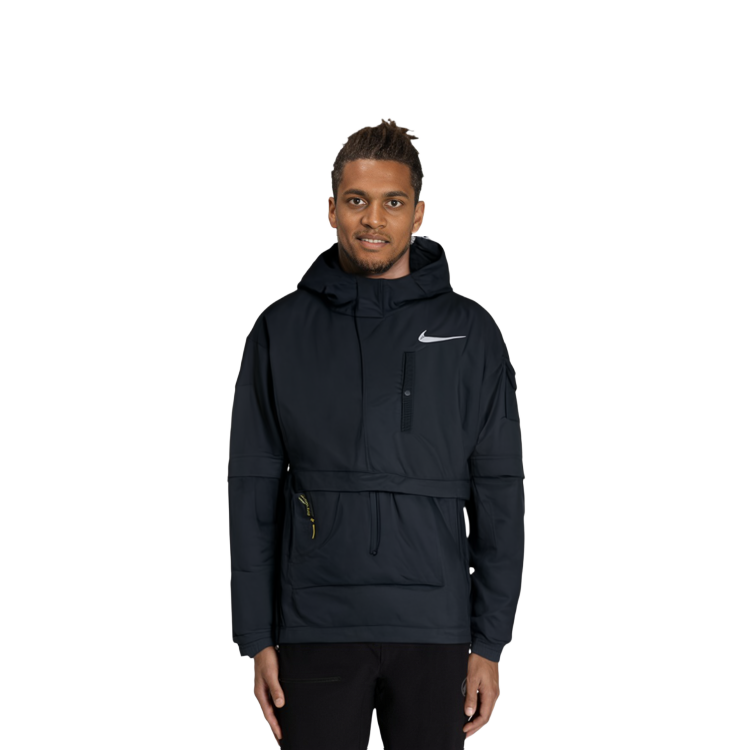 Nike Logo Printed Oversized Pocket Hoodie Jacket Black CT2197-010 圖 5