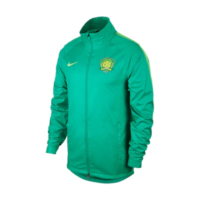 Nike Logo Printed Retro Stand Collar Training Jacket Green Menswear AR4519-324
