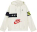 Buy Nike Jaket Hoodie Putih Logo Cetak dengan Tali Serut dan Kancing Single-Breasted. DA0367-133