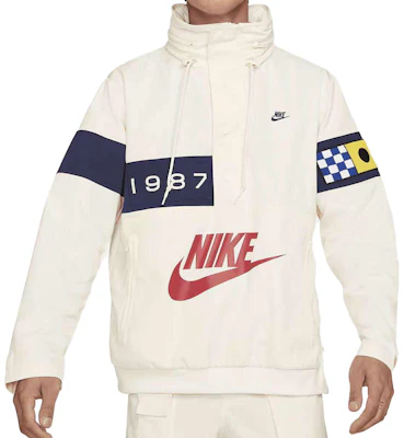 Nike Jaket Hoodie Putih Logo Cetak dengan Tali Serut dan Kancing Single-Breasted. DA0367-133 Order Nike Jaket Hoodie Putih Logo Cetak dengan Tali Serut dan Kancing Single-Breasted. DA0367-133