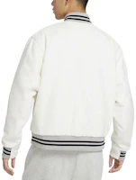 Details for Nike 經典徽標條紋單排扣男士外套 幻影灰/白 DQ5011-030