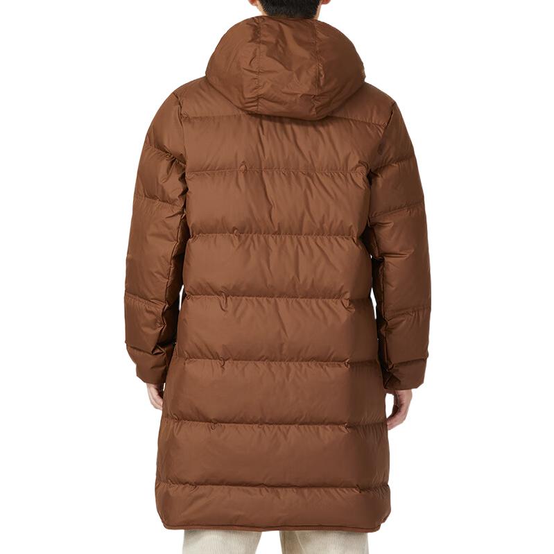 Cheap Nike Jaket Tahan Air Cokelat dengan Logo dan Hoodie Ritsleting. DV1134-259