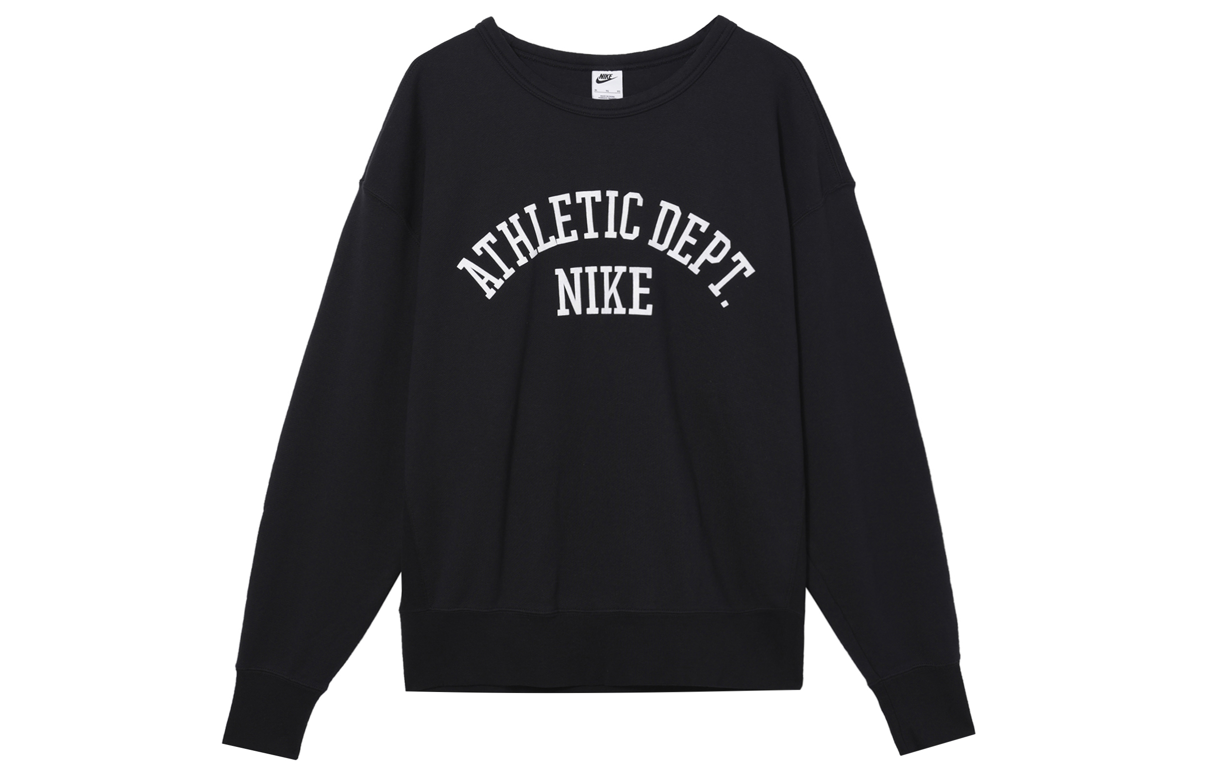 Nike Logo Retro Graphic Pullover Sweatshirt Black () DX0026-010