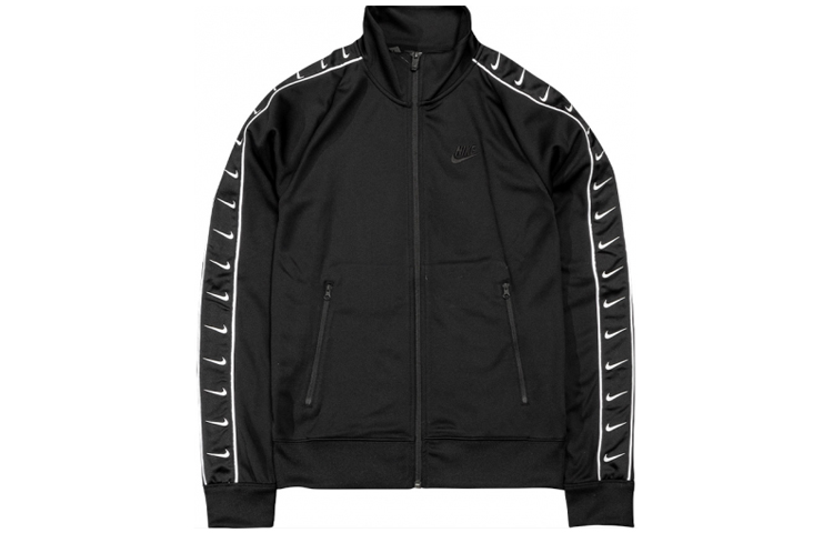Nike Logo Track Jacket for Men in Black AR3140-010