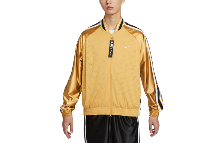 Nike Logo Vintage Colorblock Striped Basketball Jacket McKin DX0348-725