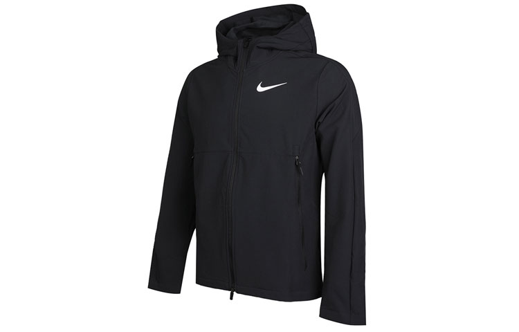 Nike Logo Woven Casual Training Hooded Jacket Black CU7347-010 圖 4