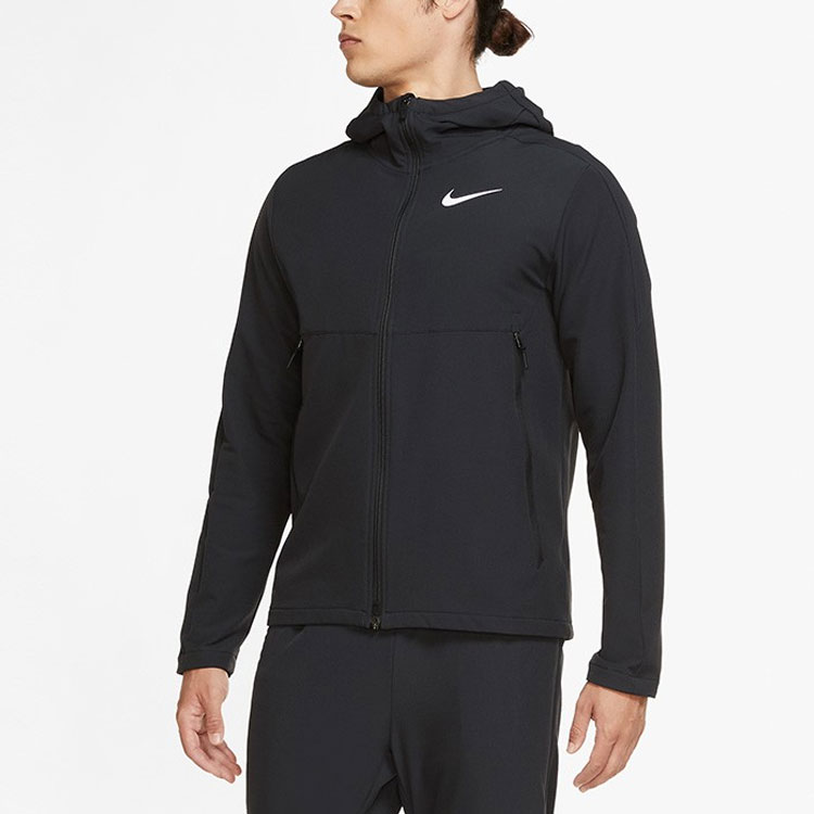 Nike Logo Woven Casual Training Hooded Jacket Black CU7347-010 圖 6