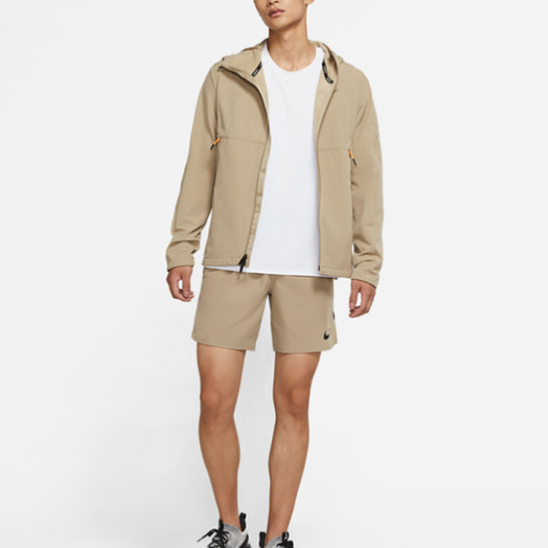 Nike Logo Woven Casual Training Hoodie Jacket Khaki - CU7347-247 圖 4