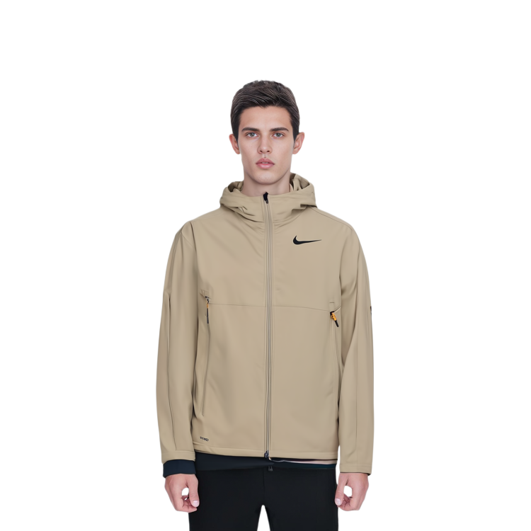 Nike Logo Woven Casual Training Hoodie Jacket Khaki - CU7347-247 圖 5