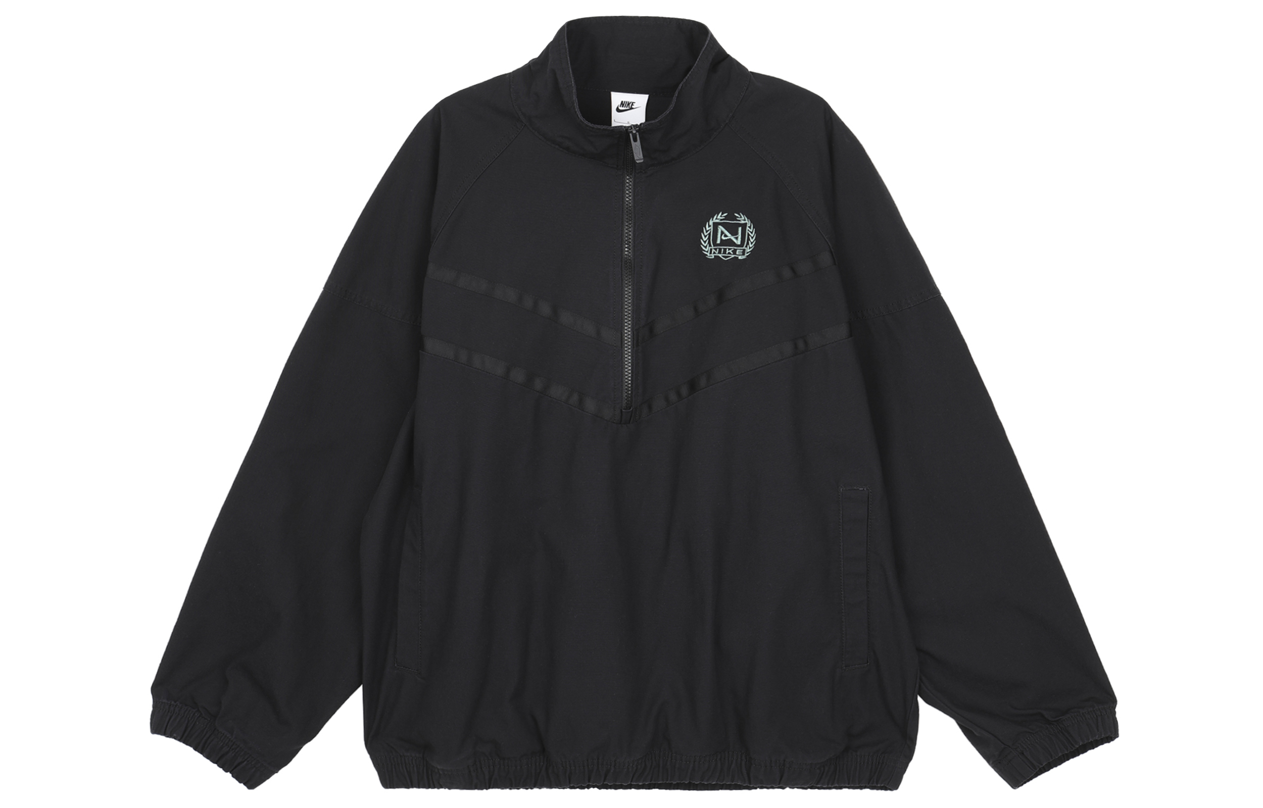 Nike Logo Zip-Up Long-Sleeve Jacket Black FZ4727-010