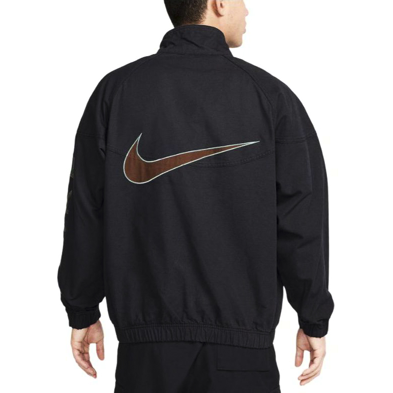 Purchase Nike Logo Zip-Up Long-Sleeve Jacket Black FZ4727-010