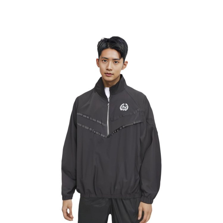 Details for Nike Logo Zip-Up Long-Sleeve Jacket Black FZ4727-010