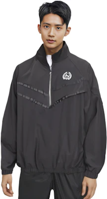 Nike Logo Zip-Up Long-Sleeve Jacket Black FZ4727-010 Details for Nike Logo Zip-Up Long-Sleeve Jacket Black FZ4727-010